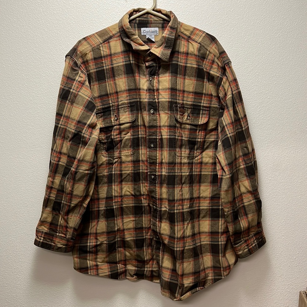 Brown Carhartt Flannel